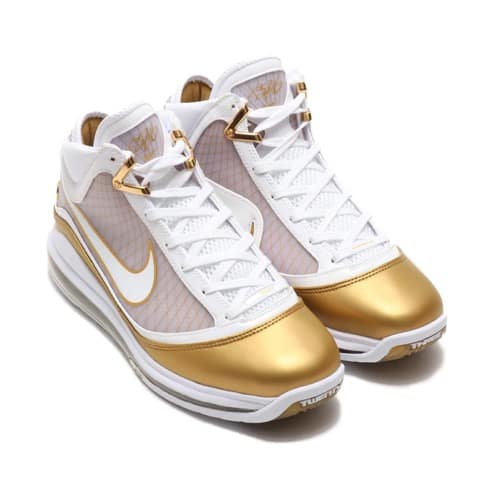 NIKE LEBRON VII QS WHITE/WHITE-METALLIC GOLD 20SP-S