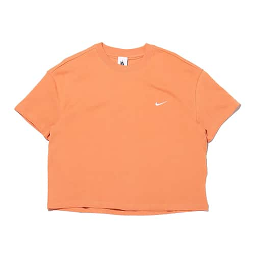 orange and lime green nike shirt