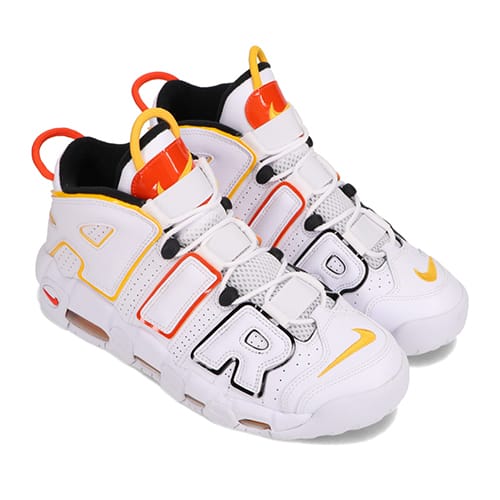 NIKE AIR MORE UPTEMPO WHITE/UNIVERSITY GOLD-TEAM ORANGE-BLACK 21SP-I