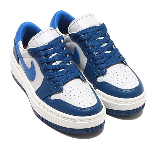 JORDAN BRAND WMNS AIR JORDAN 1 ELEVATE LOW WHITE/MIDNIGHT NAVY ...