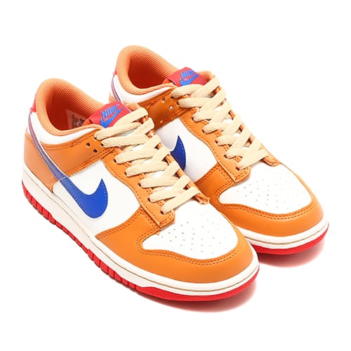 NIKE DUNK LOW (GS) SAIL/GAME ROYAL-UNIVERSITY RED-HOT CURRY 22FA-I