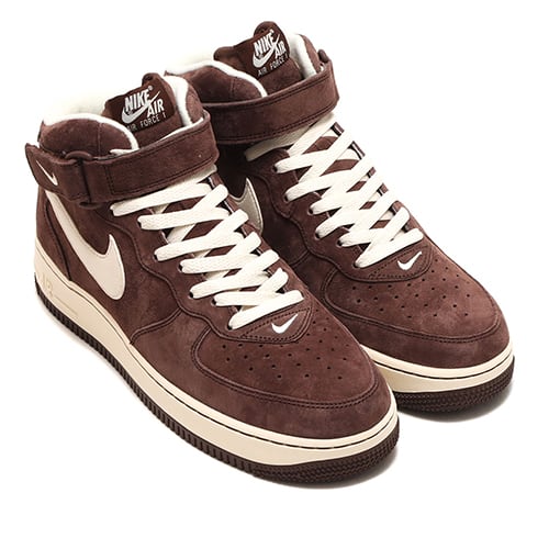 NIKE AIR FORCE 1 MID '07 QS CHOCOLATE/CREAM 22SU-S