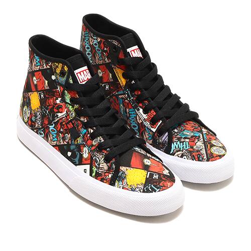 DC SHOES DP MANUAL HI BLACK MULTI 22FW-I