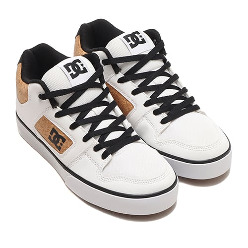 DC SHOES PURE MID SN WHITE/TAN 23SS-I