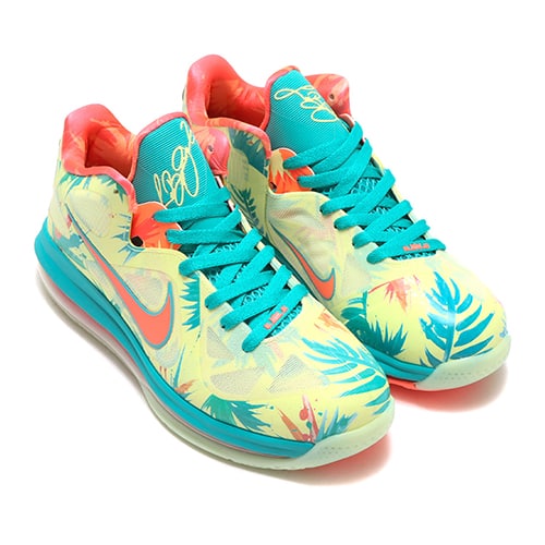 NIKE LEBRON IX LOW WHITE LIME/BRIGHT MANGO-NEW GREEN 22SP-S