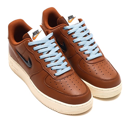 NIKE AIR FORCE 1 '07 PRM VNTG PECAN/BLACK-PECAN-ALPHA ORANGE 22FA-I