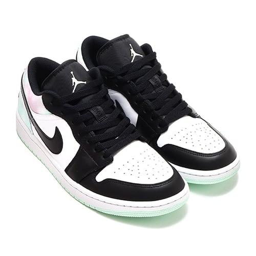 JORDAN BRAND AIR JORDAN 1 LOW SE (GS) WHITE/DK MARINA BLUE-BLACK ...