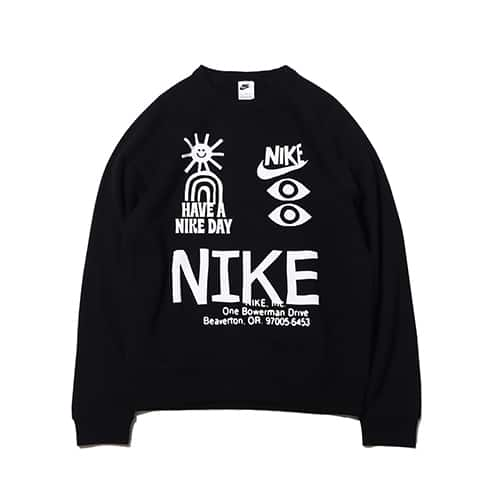 NIKE AS M NSW HBR-S FT CREW DK GREY HEATHER 22FA-I