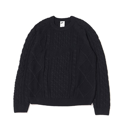 NIKE AS M NL CABLE KNIT SWEATER LS BLACK 22HO-I