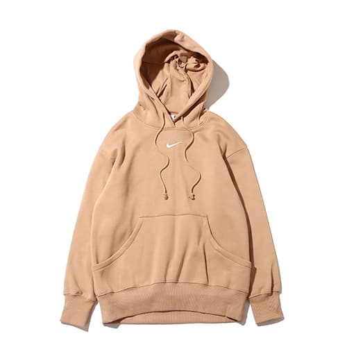 NIKE AS W NSW PHNX FLC OS PO HOODIE HEMP/SAIL 22HO-I