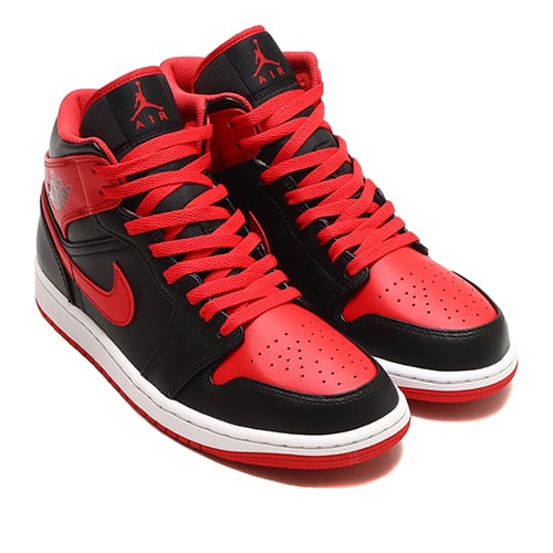 Air jordan 1 black and cheap red