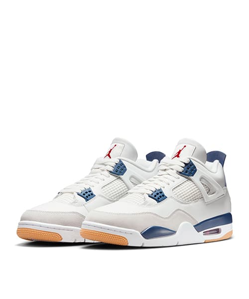 JORDAN BRAND AIR JORDAN 4 RETRO SP SUMMIT WHITE/WHITE-NAVY-NEUTRAL GREY