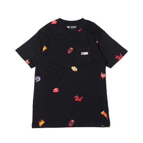 DC SHOES DP ALL OVER POCKET TEE Black 22FW-I