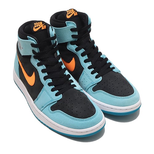 JORDAN BRAND AIR JORDAN 1 ZM AIR CMFT 2 BLEACHED AQUA/BRIGHT  CITRUS-BLACK-WHITE 23SU-I