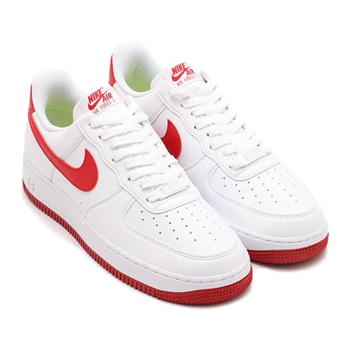 NIKE WMNS AIR FORCE 1 '07 NN WHITE/GYM RED-WHITE-VOLT