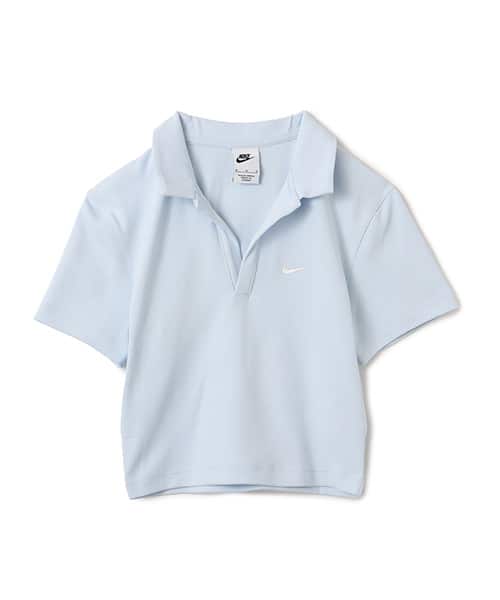NIKE AS W NSW ESSNTL SS POLO CRP TO BLUE TINT/SAIL