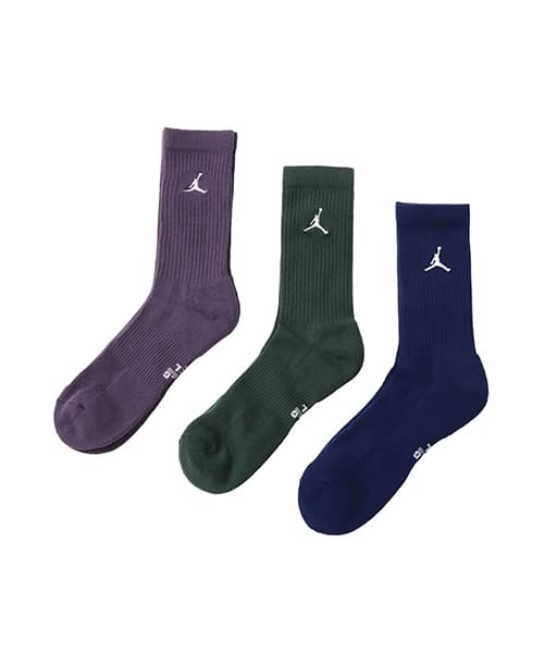 JORDAN BRAND U J ED CUSH POLY CREW 3PR 144