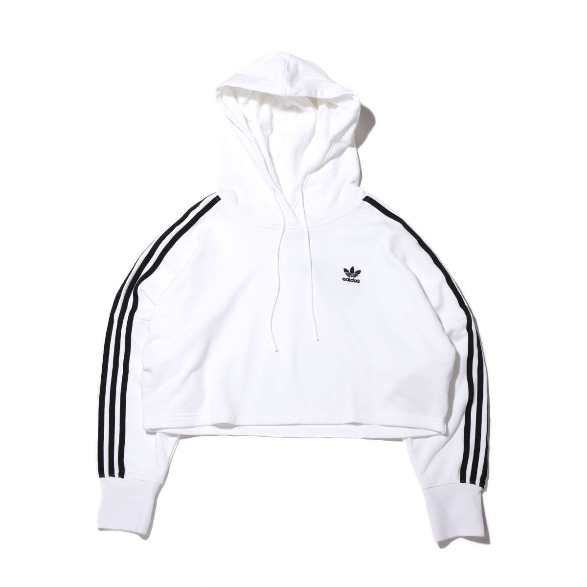 adidas CROPPED HOOD WHITE 19FW-I