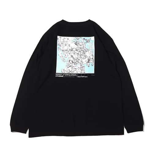 atmos × 寺田克也 ライブドローイング L/S Tee BLACK 21FA-I