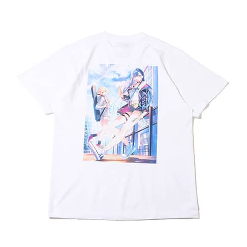 atmos x 絵師100人展 ふーみ TEE BLACK 22SU-I