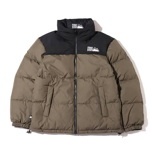 FIRST DOWN BUBBLE DOWN JACKET OLIVE NIGHT 21FA-I