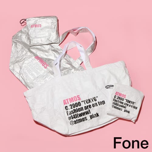 atmos pink(トートバッグ)Foneビニールトート-