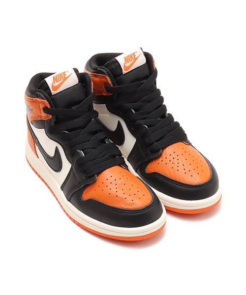JORDAN BRAND JORDAN 1 RETRO HIGH OG (PS) BLACK/BLACK-SAIL-STARFISH