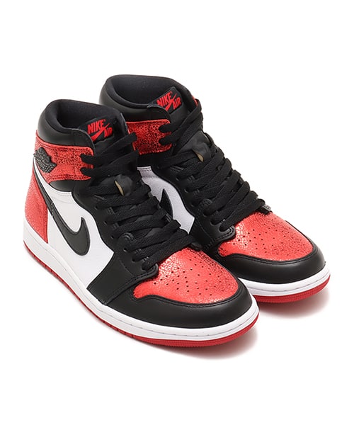 JORDAN BRAND WMNS AIR JORDAN 1 RETRO HI OG VARSITY RED/BLACK-WHITE
