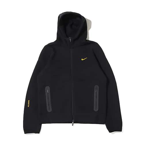 NIKE M NRG TS TCH FLC FZ HOODIE WR BLACK/UNIVERSITY GOLD 23FA-S