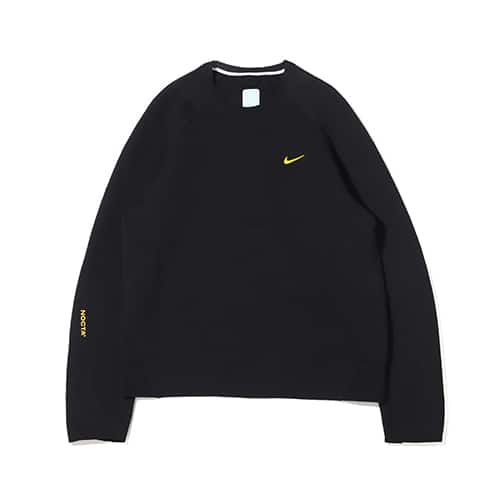 NIKE M NRG TS TCH FLC CREW BLACK/UNIVERSITY GOLD 23FA-S