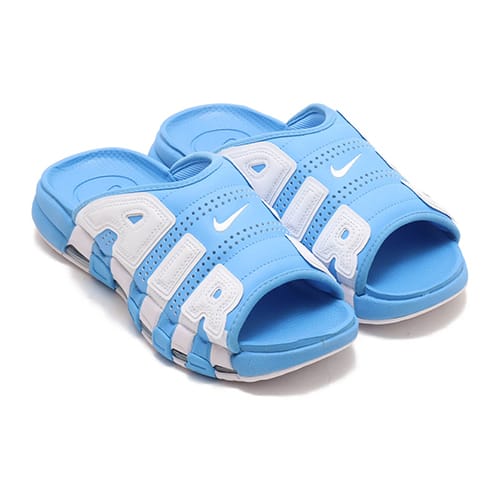 NIKE AIR MORE UPTEMPO SLIDE UNIVERSITY BLUE/WHITE-UNIVERSITY BLUE