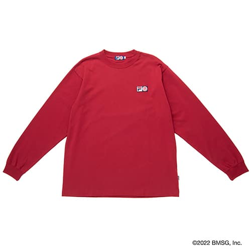 FILA x BE:FIRST L/S TEE RED 22FW-I