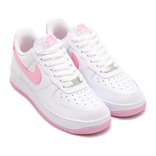 NIKE AIR FORCE 1 '07 WHITE/PINK RISE-WHITE 24SP-I