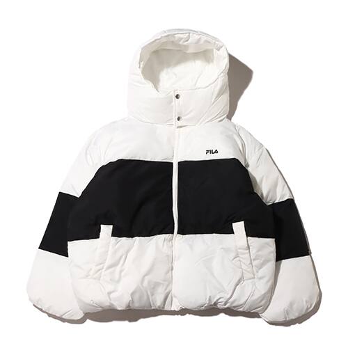FILA ボリューム 中綿ジャケット オフホワイト 22FW-I