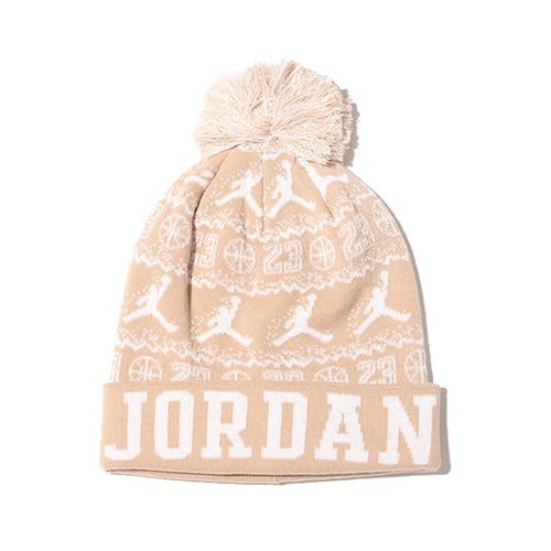 JORDAN BRAND U J PEAK BEANIE AOJ HEMP/SAIL 23HO-I