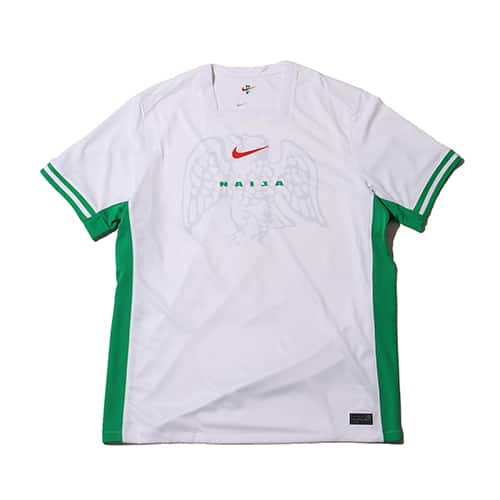 NIKE NFF M NK DF STAD JSY SS HM WHITE/LUCKY GREEN/CHALLENGE RED