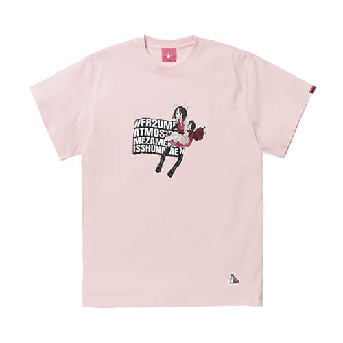 atmos pink x MEZAME collaboration #FR2梅 Logo Tee WHITE