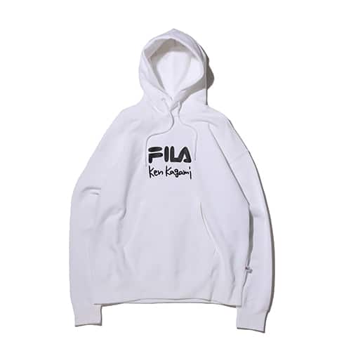 FILA x Ken Kagami BLESS YOU PULLOVER HOODIE WHITE 21SS-I