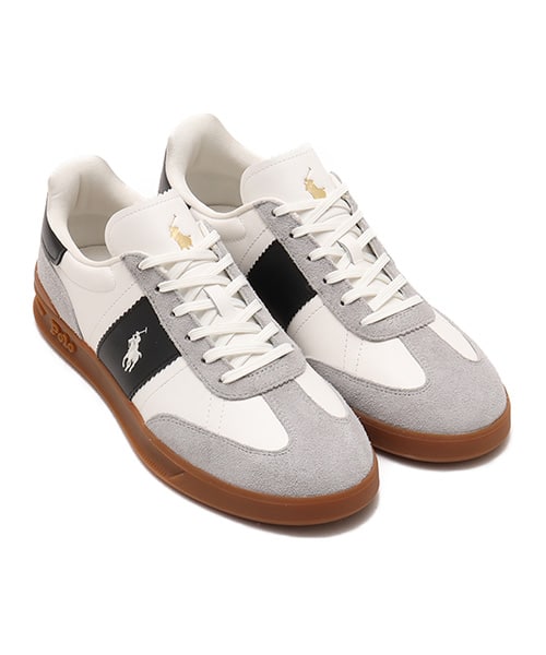 POLO RALPH LAUREN HERITAGE AERA WHITE/BLACK/SOFT GREY