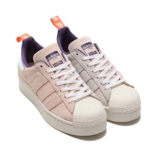 adidas SUPERSTAR PLATEAU W FOOTWEAR WHITE/SIGNAL CORAL/ICE PINK 20SS-S