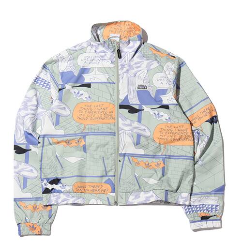 adidas TRACK TOP HELLOW GREEN/MULTI COLOR 21SS-I