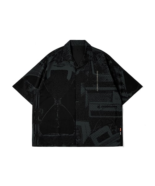 GOOPiMADE x TIGHTBOOTH Sand Riot Graphic Shirt SHADOW グーピーメイド x タイトブース サンド ライオット グラフィック シャツ ブラック