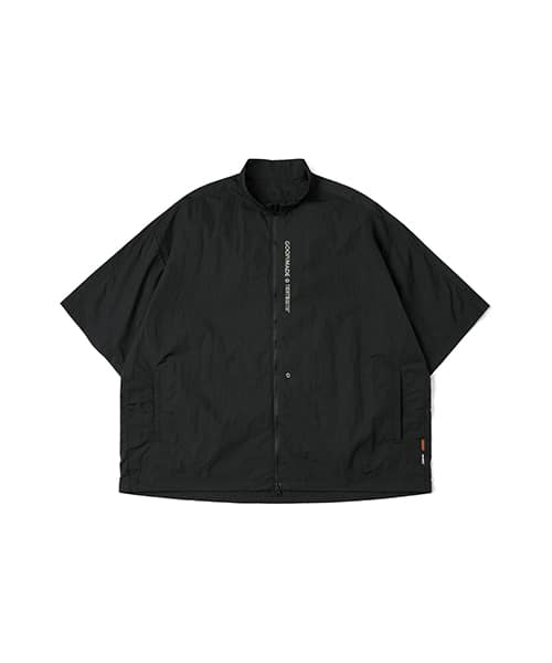 GOOPiMADE x TIGHTBOOTH Tech Uniform Zip Shirt SHADOW グーピーメイド x タイトブース テック ユニフォーム ジップ シャツ ブラック