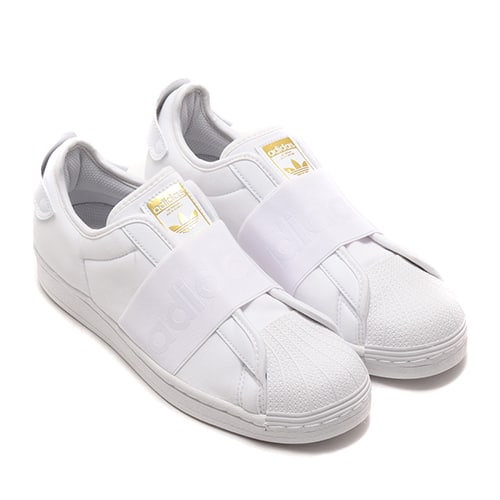 adidas SST SLIP ON FOOTWEAR WHITE/FOOTWEAR WHITE/GOLD METALLIC 21SS-I