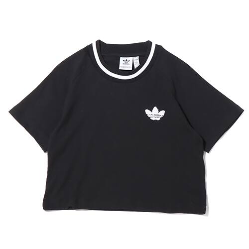 adidas CROPPED TEE BLACK 21FW-I