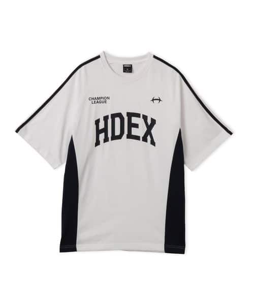HDEX Side Color Block Short Sleeve White