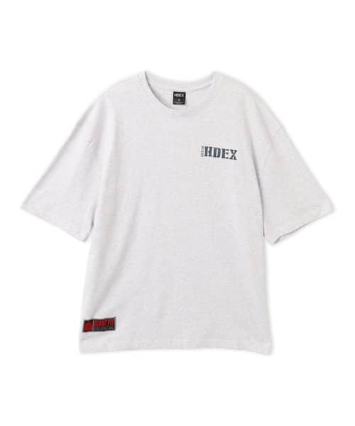 HDEX Core Small Logo Giant Fit Short Sleeve Melange White