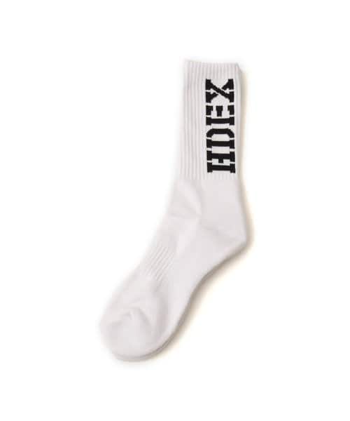 HDEX Core Logo Socks White エイチデックス コア ロゴ ソックス ホワイト