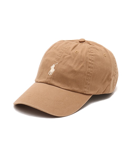 POLO RALPH LAUREN COTTON CHINO BALL CAP RUSTIC TAN