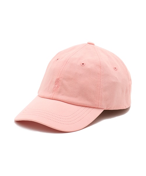 POLO RALPH LAUREN MINERAL DYED BALL CAP ROSE